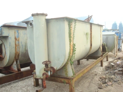 3400 L S/S Paddle Type Trough Mixer