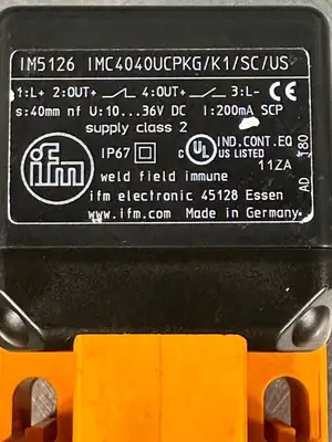 Ifm Efector Inductive Sensor - IM5126 (5.3.4)