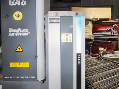 Used 2006 ATLAS COPCO GA5 Rotary Screw & Sliding Vane Air Compressors British Columbia CA | Lenmark #367002