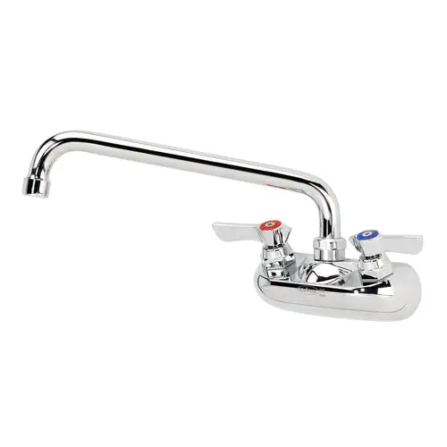 Krowne 10-410L Splash Mount Faucet - 10" Swing Spout, 4" Centers