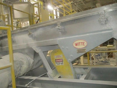 12' Long x 20" Wide Witte Fluid Bed Dryer/Classifier