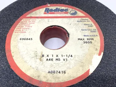 Used Radiac A087416, 696845 Grinding Wheels Michigan US | Maverick Industrial Sales #1414169