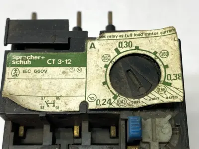 USED SPRECHER + SCHUH THERMAL OVERLOAD RELAY 0.24-0.38A