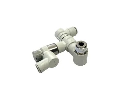 ASP-SUB12E-N04S | SMC  Speed Controller w/ Pilot Check Valve, 1/2" NPT 12mm - New – Open box