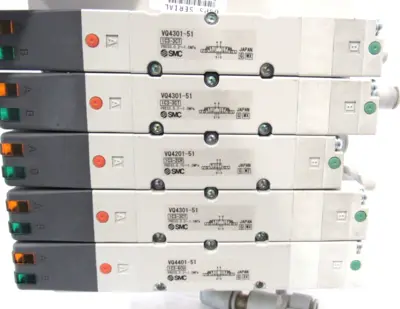 USED SMC VV5Q41-05-DAM01160 MANIFOLD VV5Q4105DAM01160