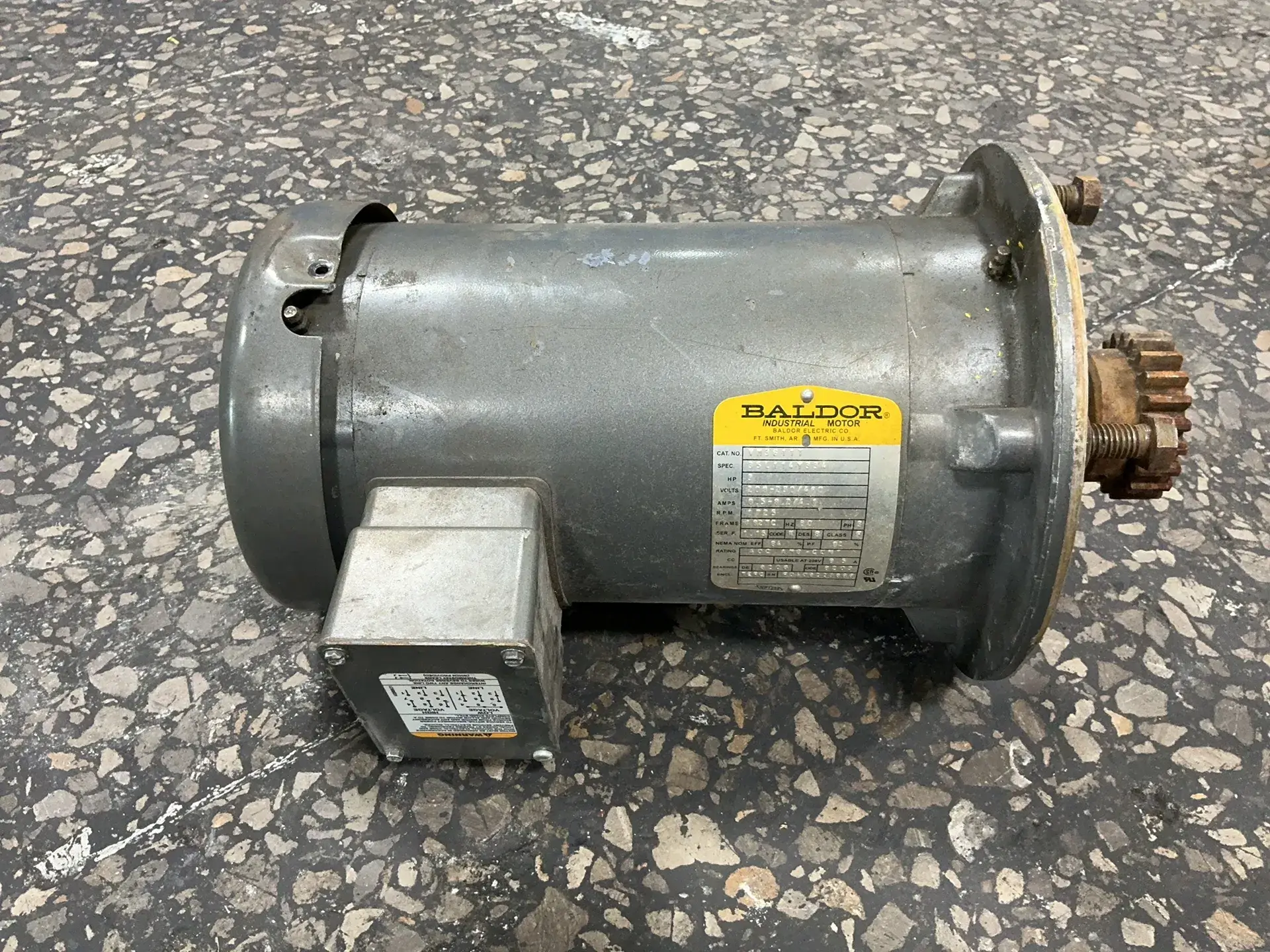 Used BALDOR INDUSTRIAL VM3611T A.C. Motors Ohio US | HGR 24 #1358727