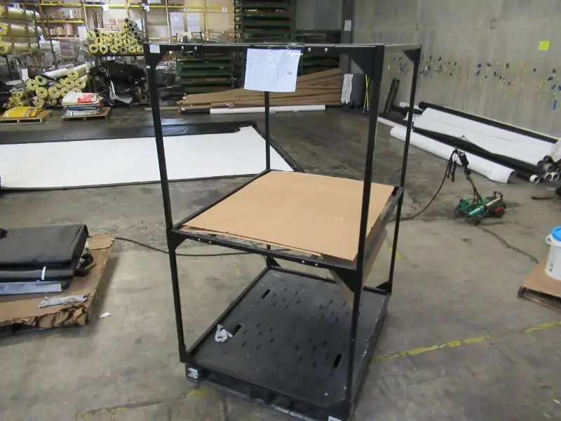 Welded Black Metal Frame Built to Fit Onto Pallets - Perfect for Projects