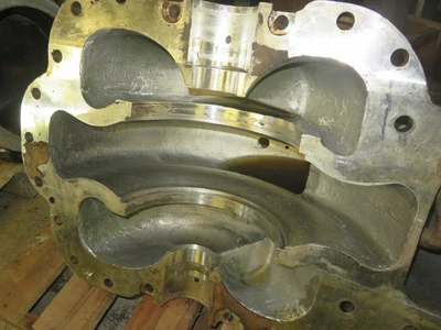 Warren Split case pump, size 14-DBL-20H, material 316 Stainless