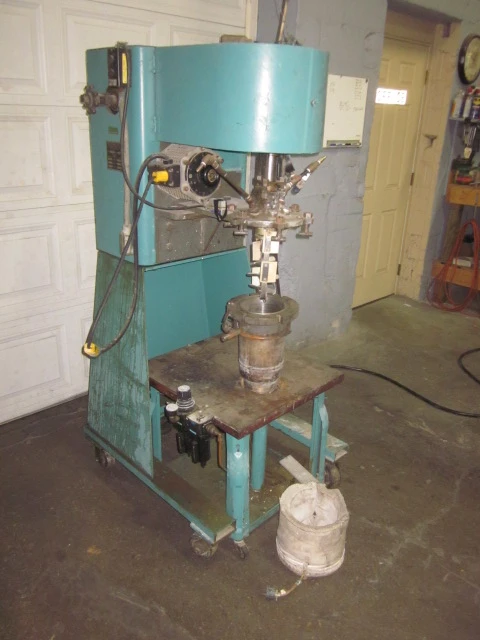 1 gallon Grease Mixer, Vacuum, Stainless Steel Variable Speed