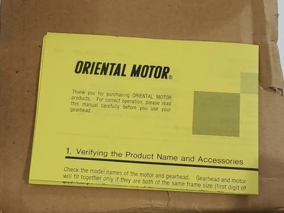NEW Oriental Motor 911F25