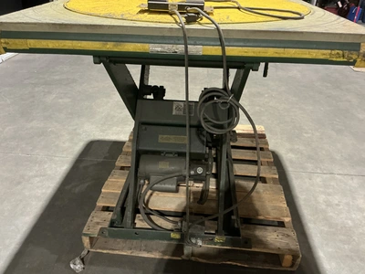 Used SOUTHWORTH LS4-36 HEAVY-DUTY ELECTRIC HYDRAULIC SCISSOR LIFT WITH ROTATING TOP Scissor Lifters Michigan US | Miedema Asset Management Group #1761519