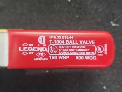 NEW LEGEND VALVE 101-013