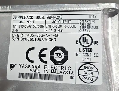 USED Yaskawa SGDH-02AE / JUSP-NS115
