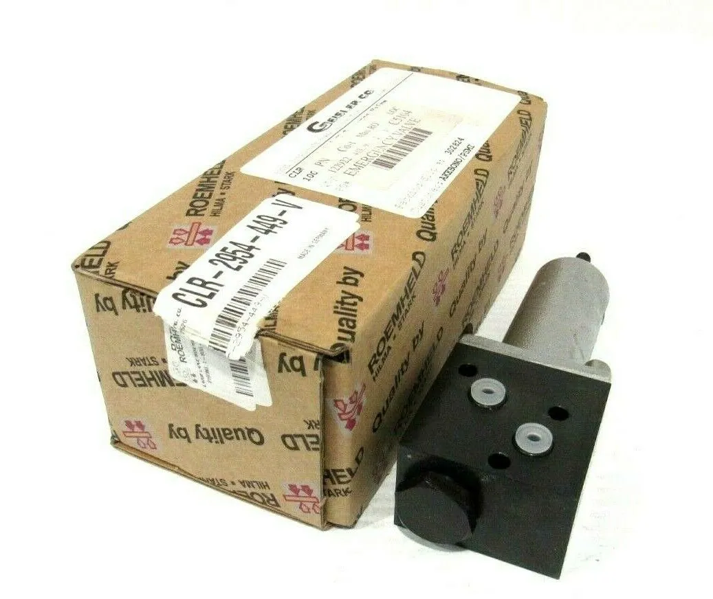 NEW ROEMHELD CLR-2954-449-V EMERGENCY VALVE CLR2954449V