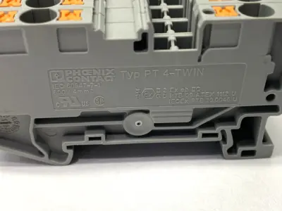 USED PHOENIX CONTACT FEED-THROUGH TERMINAL BLOCK 3211771 LOT OF 12