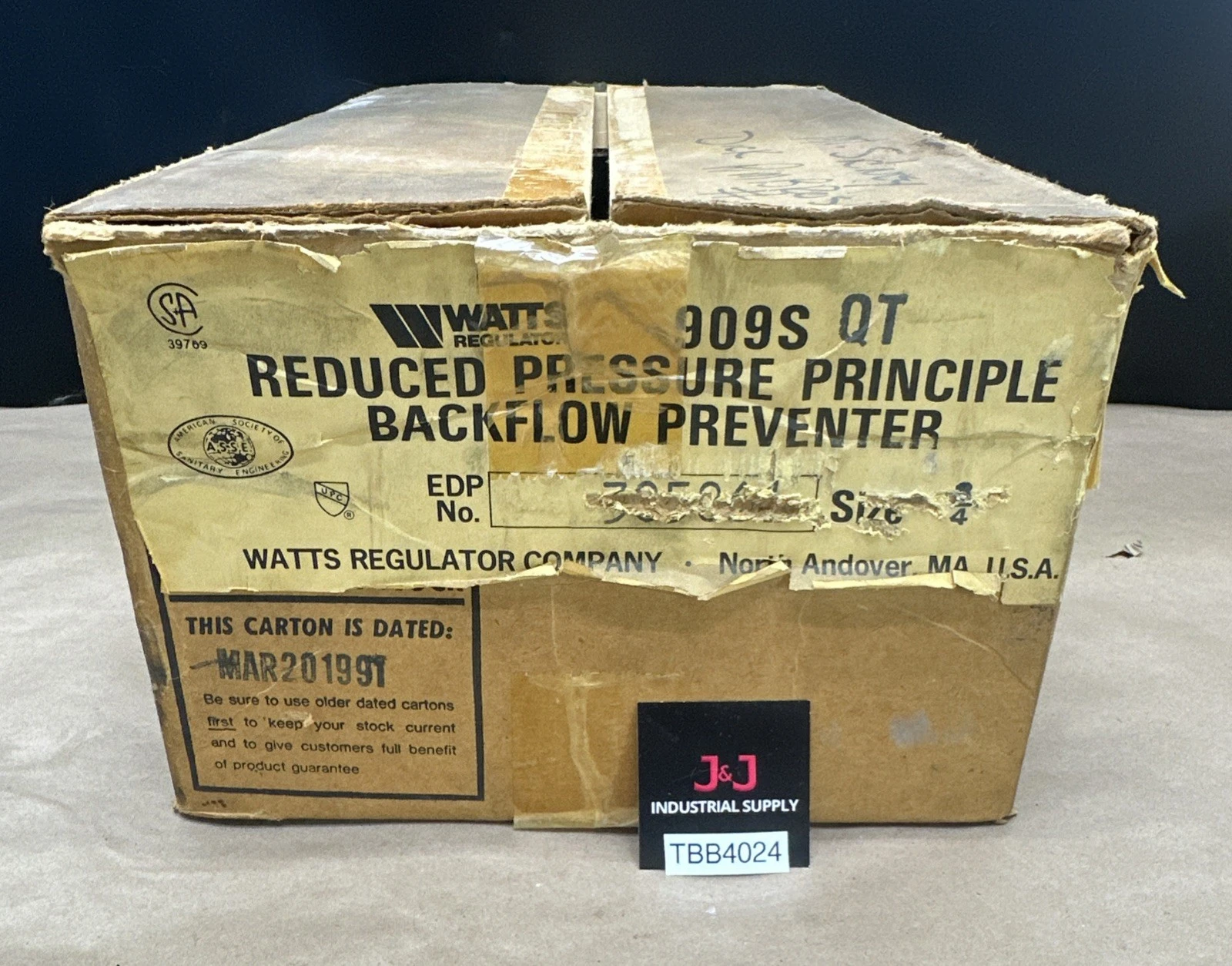 NEW WATTS Regulator 909S QT
