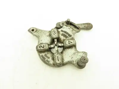 Ridgid 500B Bolt Die Head 1/4-1" with 1/2-13 NC Dies Lock Handle Missing