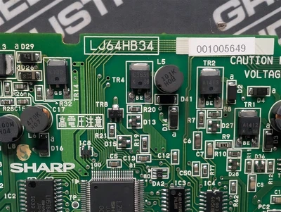 Sharp LJ64HB34 LCD Display Control Board DUNTK5084JPZZ Rev. D Used