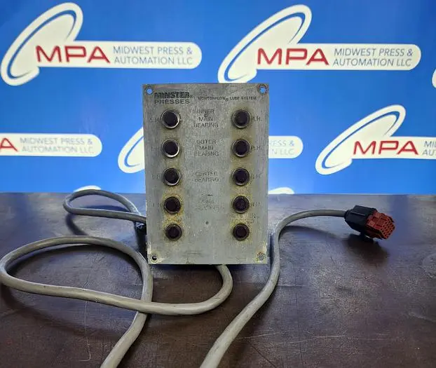 Minster Monitor Flow Lube System Indicator w Cable