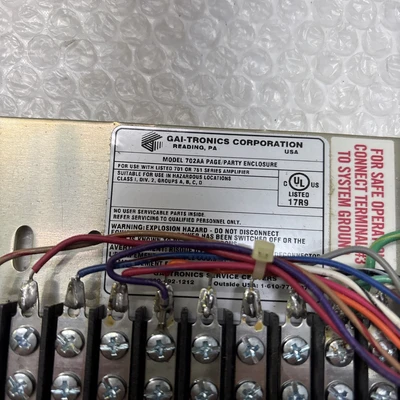 NEW GAI-TRONICS 702AA