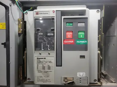Low Voltage PDC / Switchgear Section, (2) 4000A, (5) 1200A, (1) 800A Magnum DS Breakers, 600V 3PH