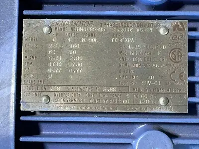Used 2017 SUMITOMO DRIVE TECHNOLOGIES LHYMS24B125YAEPY1207 Motors (misc) Ohio US | HGR 24 #1278910