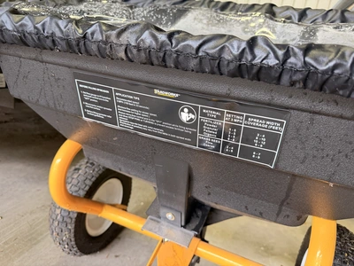 Used YARDWORKS TOWABLE FERTILIZER SPREADER Broadcast Spreaders Michigan US | Miedema Asset Management Group #1454357