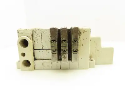 SMC VVQ2000-10A-1 VQ2401-51 Pneumatic Solenoid Valve 5-Station Manifold Block