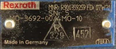 NEW REXROTH M0-3692-00/4M0-10 VALVE CONTROL BLOCK R900359259 M03692004M010