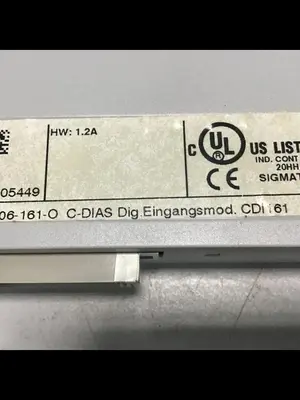 USED SIGMATEK 12-006-161-O CDI161