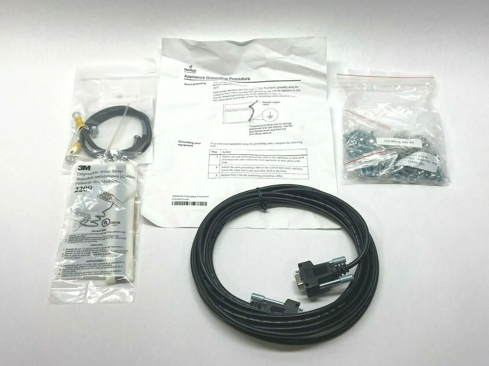 USED NETAPP APPLIANCE GROUNDING KIT