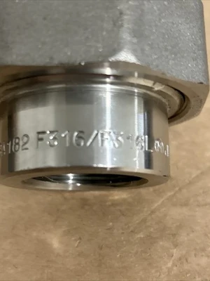 A182 F316 JROT Mega Italy 1” 3000 SP83 NNB + Warranty