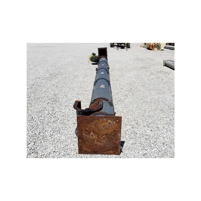 Used 12" dia. x 21'-6" DH Long Vertical Carbon Steel Screw Auger Conveyor