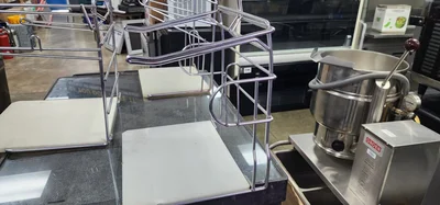 Used Falcon Restaurant Supply Used T-Shirt Shopping Bag Stand Store Holder Rack Grocery Bagging Restaurant Front of House Furnishings Illinois US | Falcon Restaurant Supply #1376437