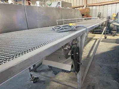 SS Belt Cooling Conveyor
