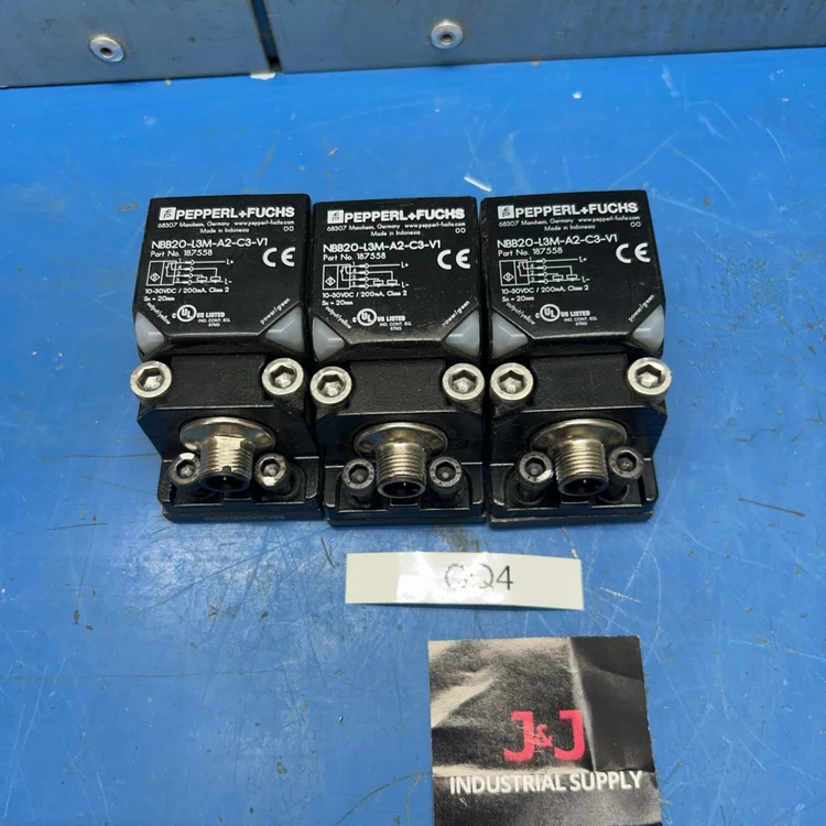 Used PEPPERL + FUCHS NBB20-L3M-A2-C3-V1 Miscellaneous Equipment (Electrical & Power) Indiana US | J&J Industrial Supply #869843