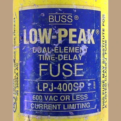 Cooper Bussman Class J 400 Amp Fuse