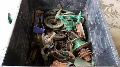USED GARDNER DENVER TEE 4 X 5 TRIPLEX MUD PUMP