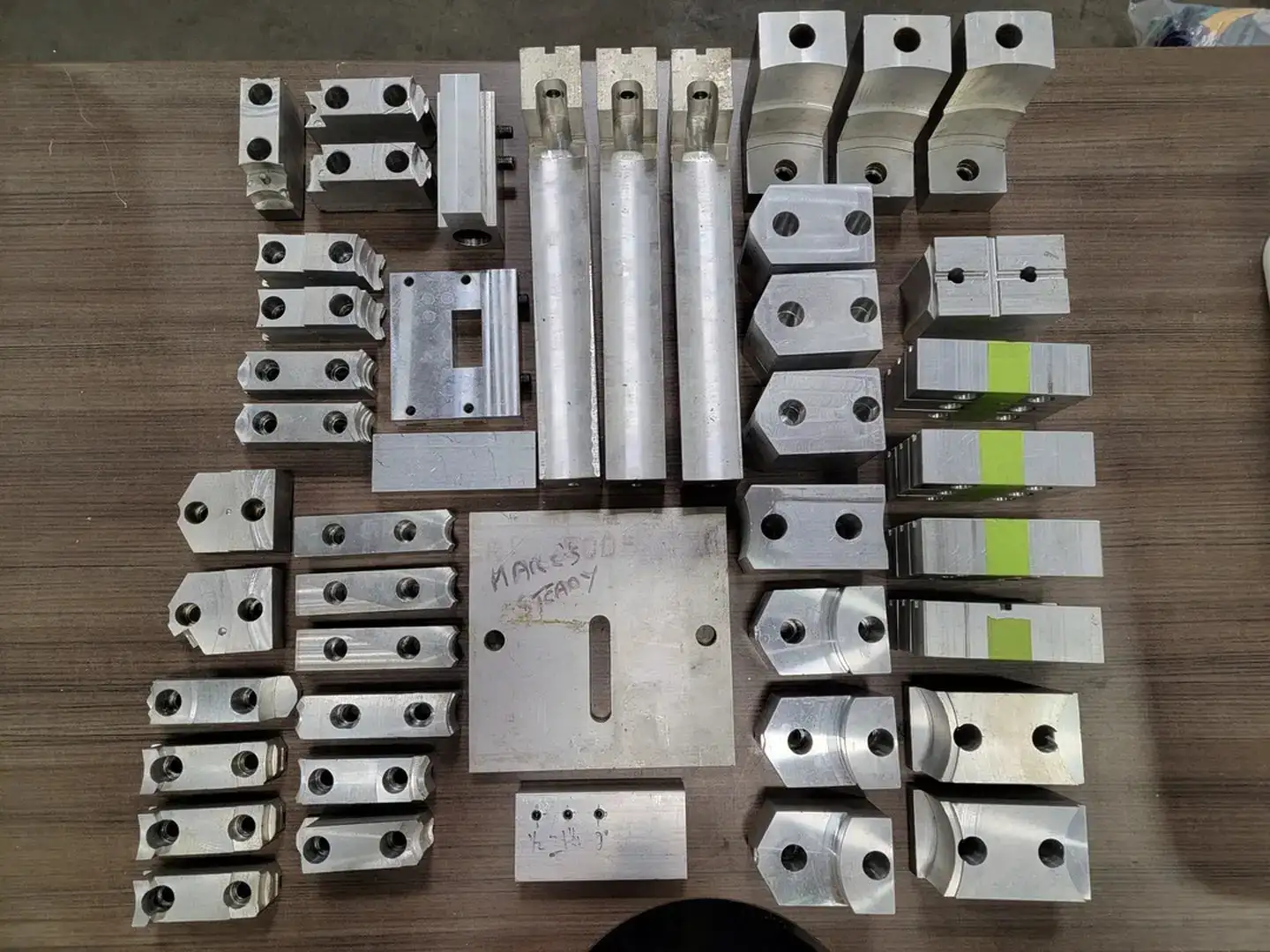 Assortment Lathe Chuck Jaws & Accessories 44 pcs
