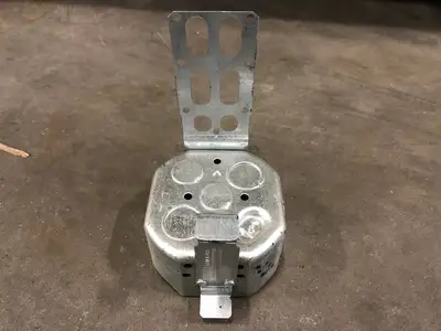 Electrical Octagon Outlet Box w/ Side Bracket