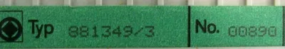 USED B BRAUN 881349/3 PO2 REGULATING MODULE M01009 8813493