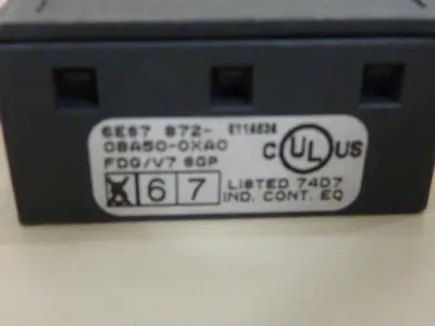 USED SIEMENS GES7-972-OBA5O-OXAO