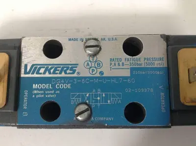 USED VICKERS DG4V-3-6C-M-U-HL7-60