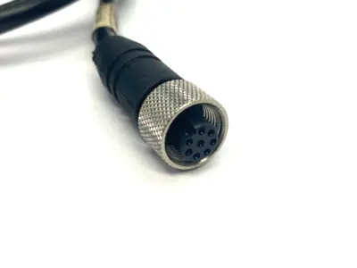 USED LUMBERG AUTOMATION DOUBLE ENDED 8-PIN CORDSET M TO F