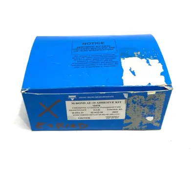 Used Vishay M-Bond AE-10 Adhesive Kit EXPIRED DECEMBER 2007 Commercial Materials & Supplies Michigan US | Maverick Industrial Sales #1507396