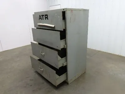 Nu Era Modular Industrial Tool Storage Cabinet 4 Drawer 45x29x61" Stanley Vidmar