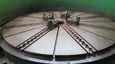 Used 2011 HANKOOK VTB-4555E Vertical Boring Mills (incld VTL) Georgia US | Shub Machinery #81463