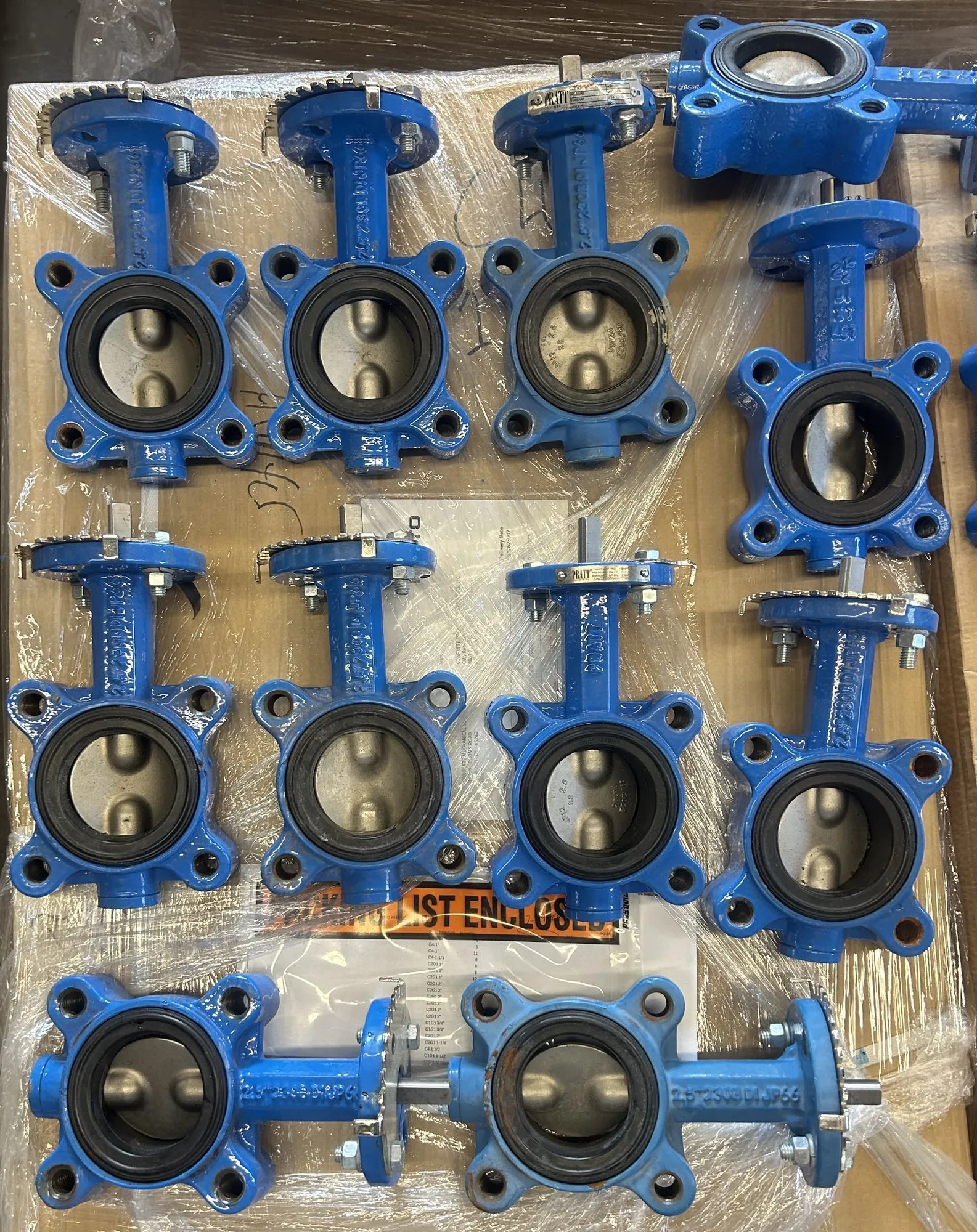USED Pratt 2.5" Lug Butterfly Valves