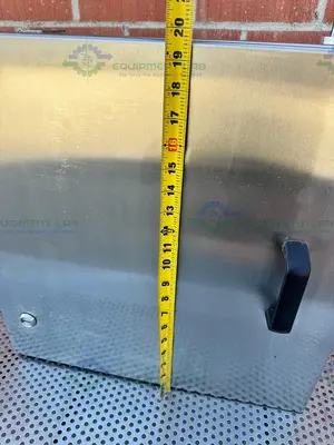 Used RITTAL STAINLESS STEEL STANDARD ENCLOSURE 19" X 19" X 8.5", 120V Electronics & Components California US | Equipment Lab #1453510