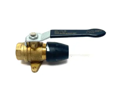 USED AIRNET BALL VALVE FEMALE 3/4" NPT TO DN20MM AIR TUBE